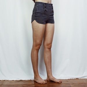 BDG Button-Up High Rise Sailor Shorts